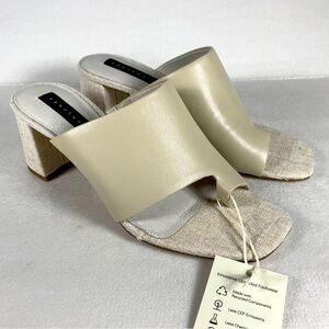 NWT Sanctuary Women's Brave Leather Heeled Sandal Size 7M